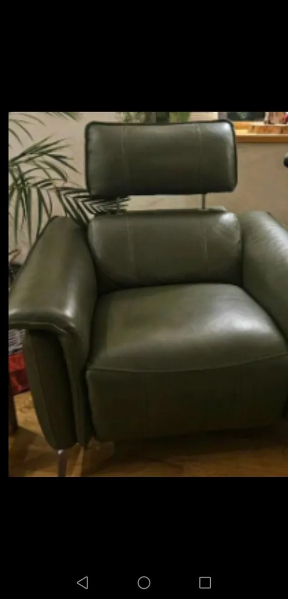 Demo Truman Oslo Pine Leather Power Recliner - Image 1