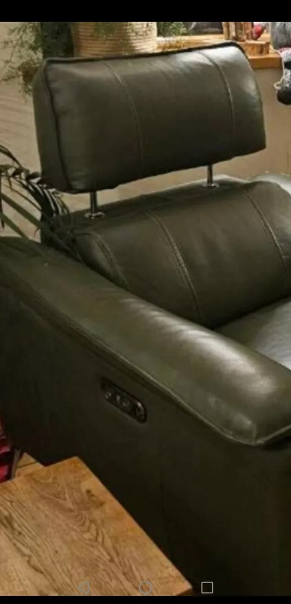 Demo Truman Oslo Pine Leather Power Recliner - Image 4