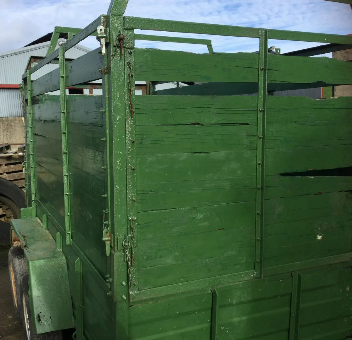 8 x 4  trailer with high sides - Image 1