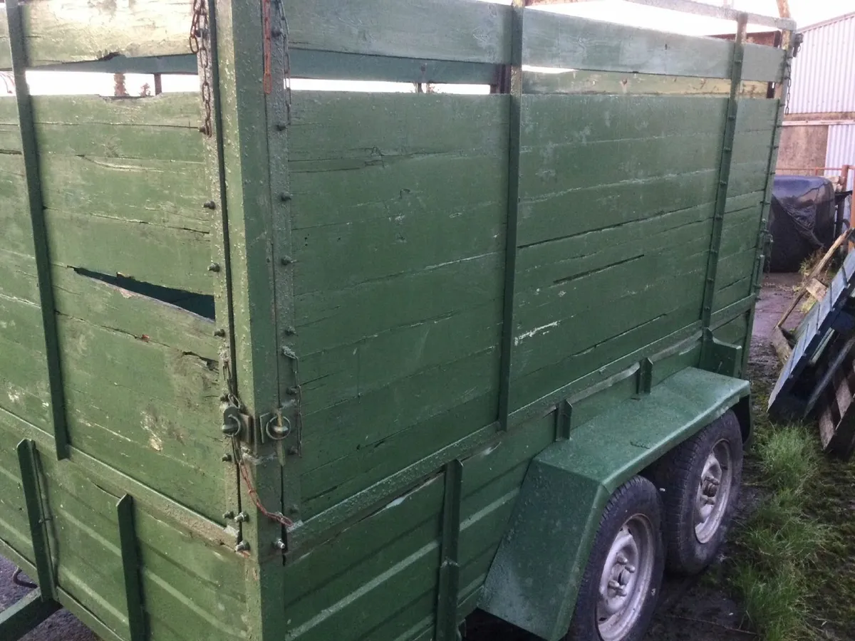 8 x 4  trailer with high sides - Image 4