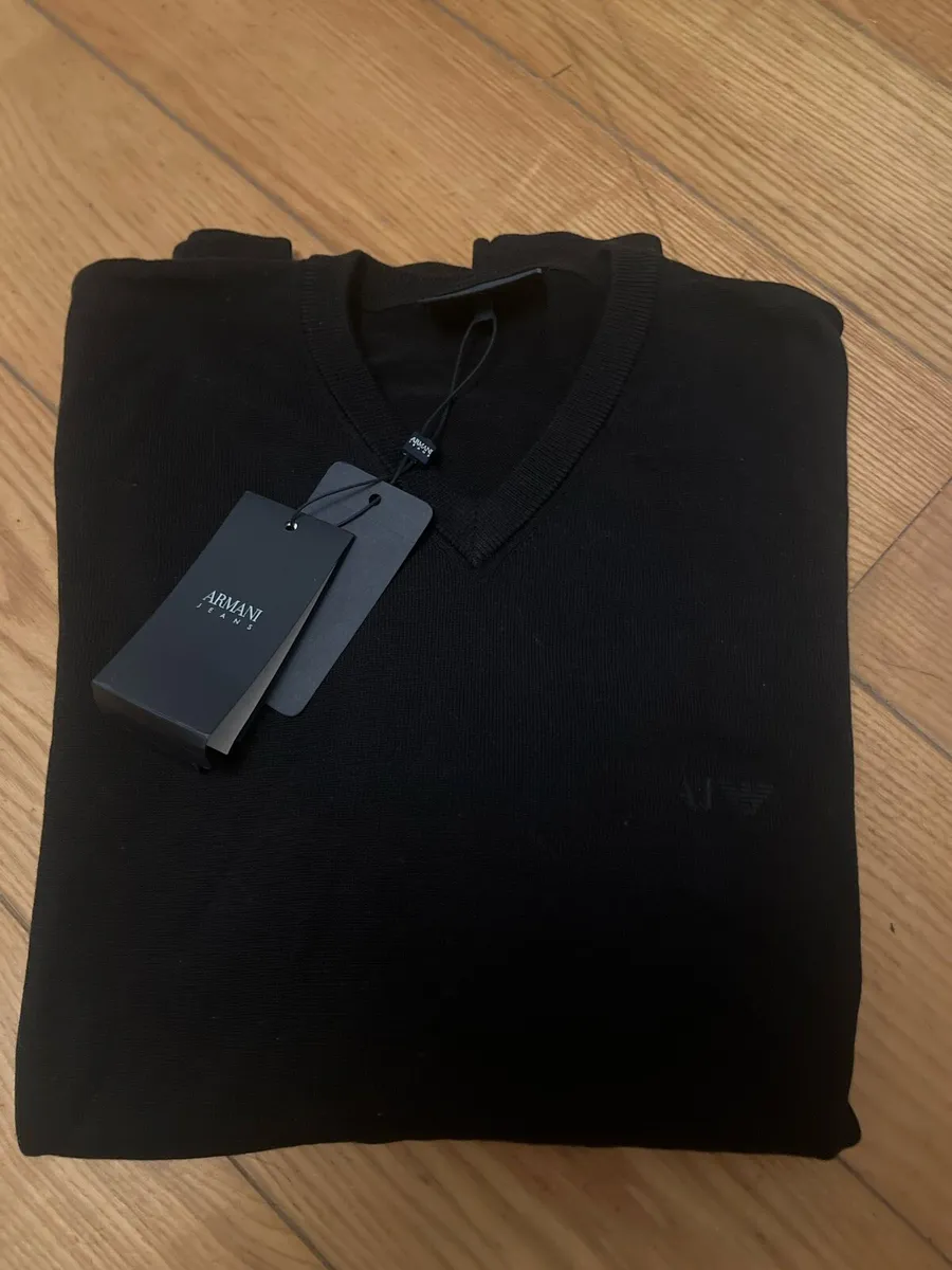 New Armani black jumper - Image 1