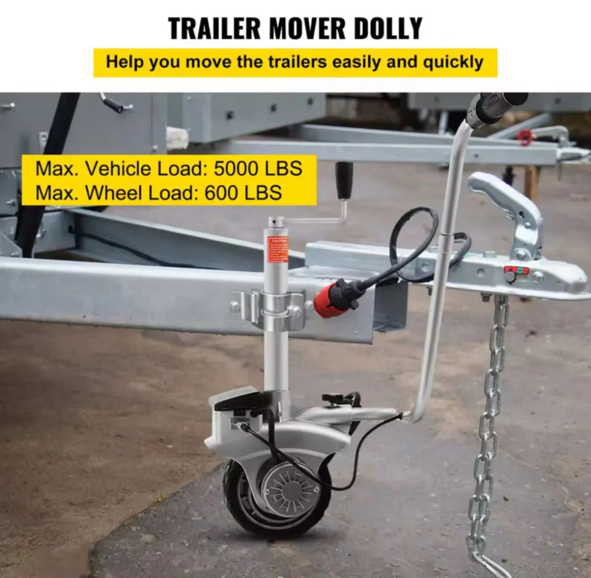 Motorised Jockey Wheels Jack Dolly Boat new - Image 4