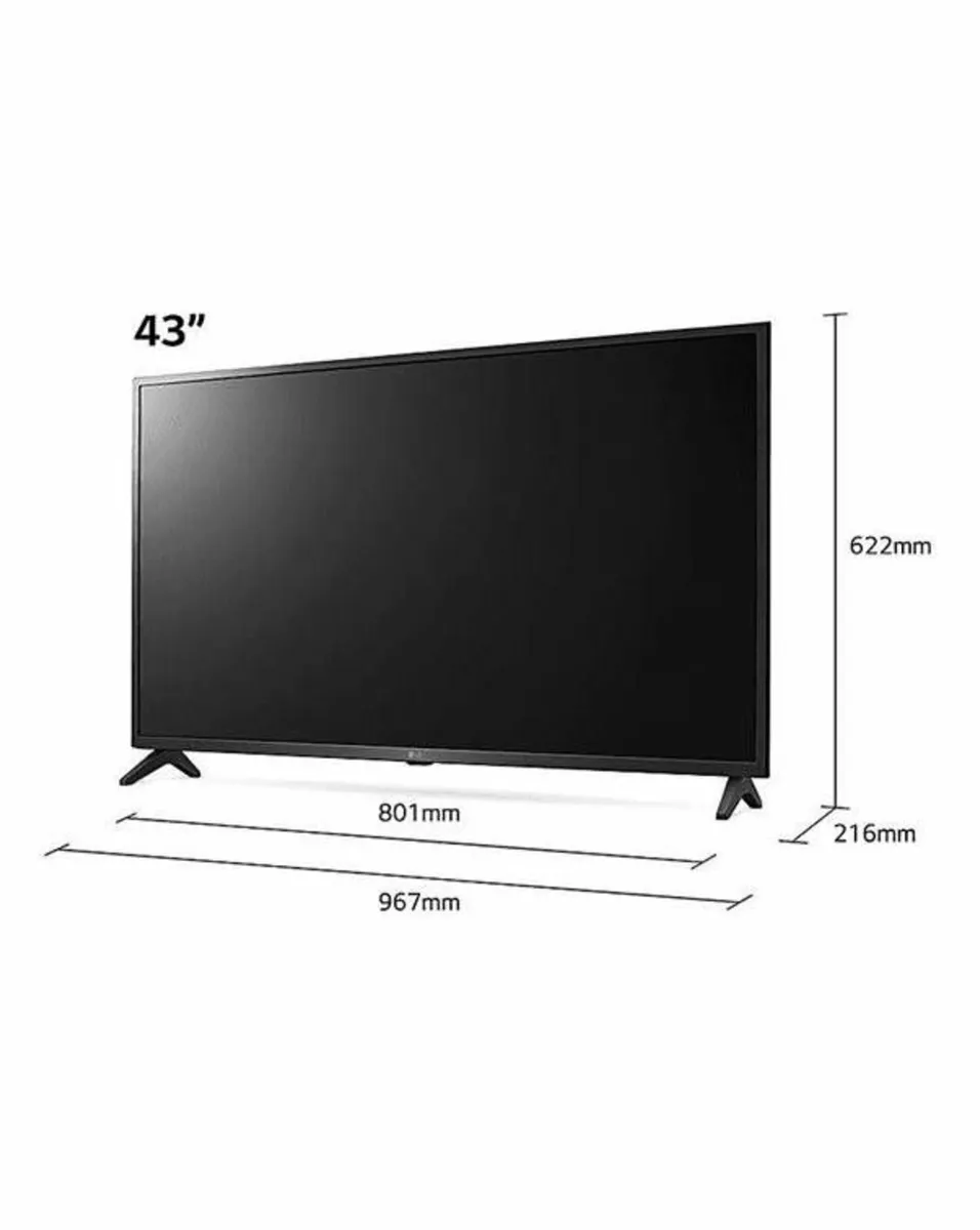 LG UP77 Series 43" 4K Ultra HD Smart TV - Image 3