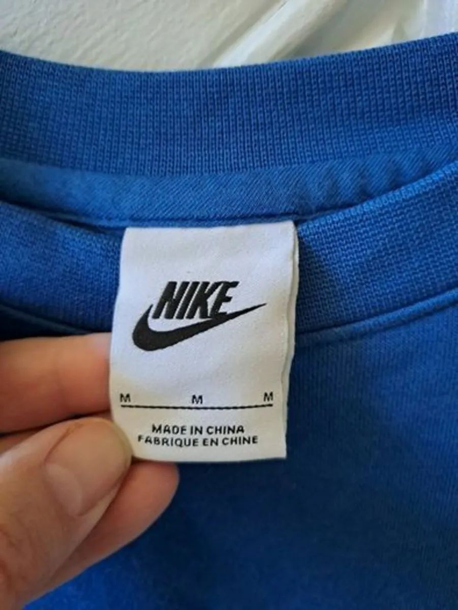Nike blue Crew neck Size M - Image 3