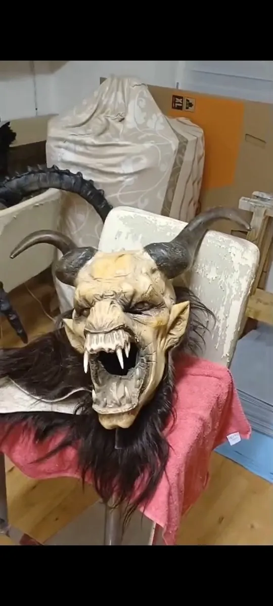 Krampus mask for sale - Image 3