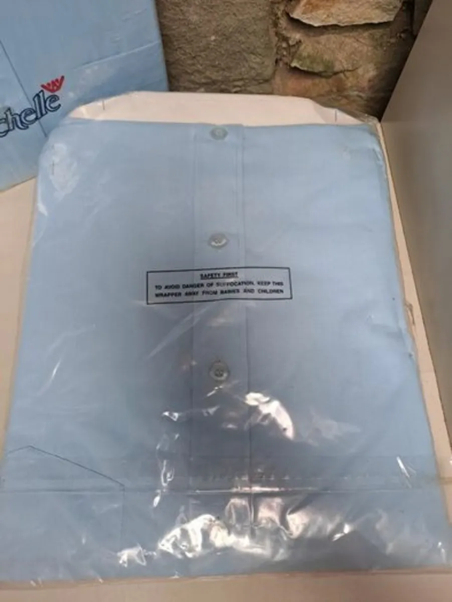 Men's shirts blue 17.5 - Image 3