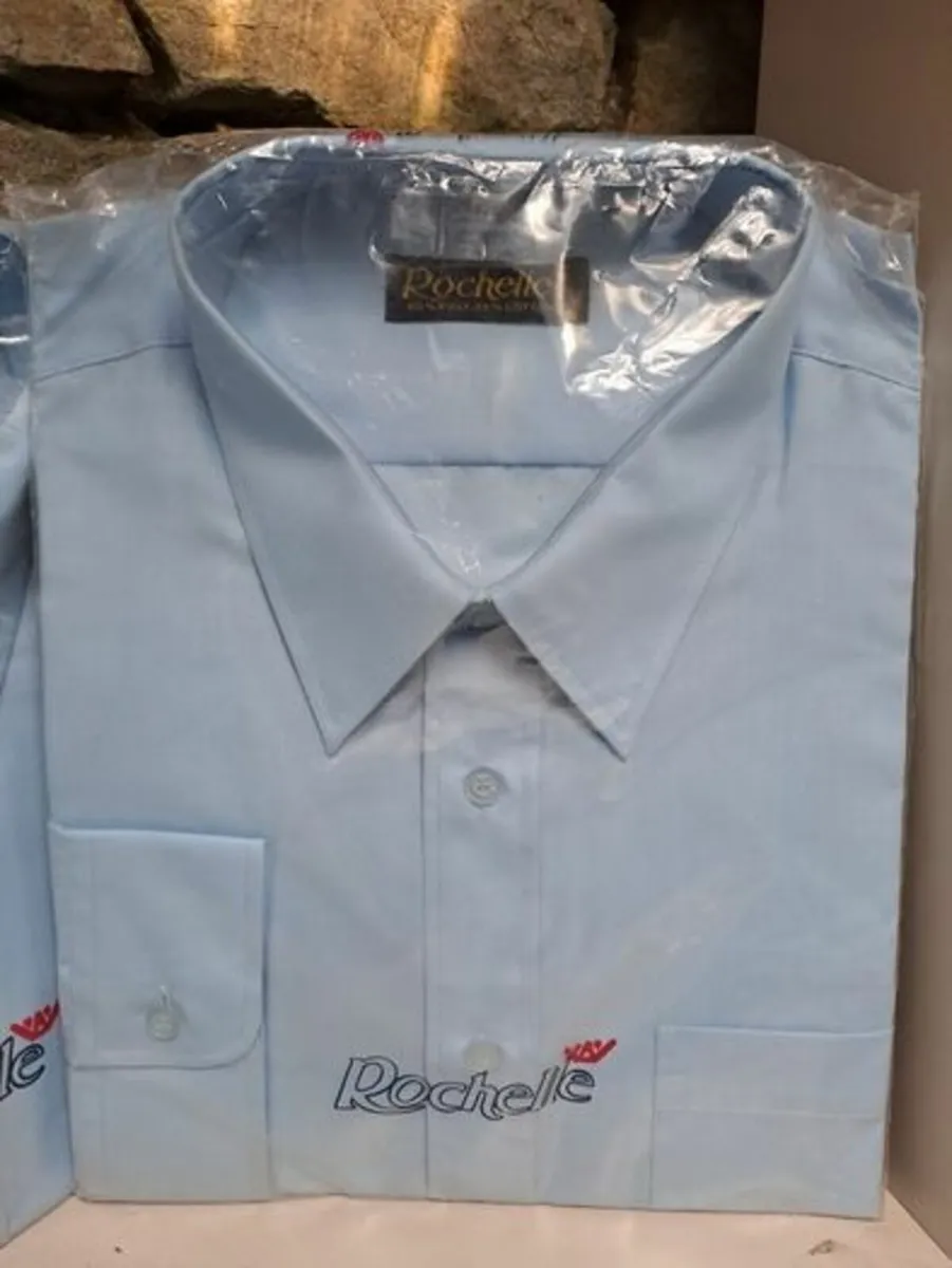 Men's shirts blue 17.5 - Image 4