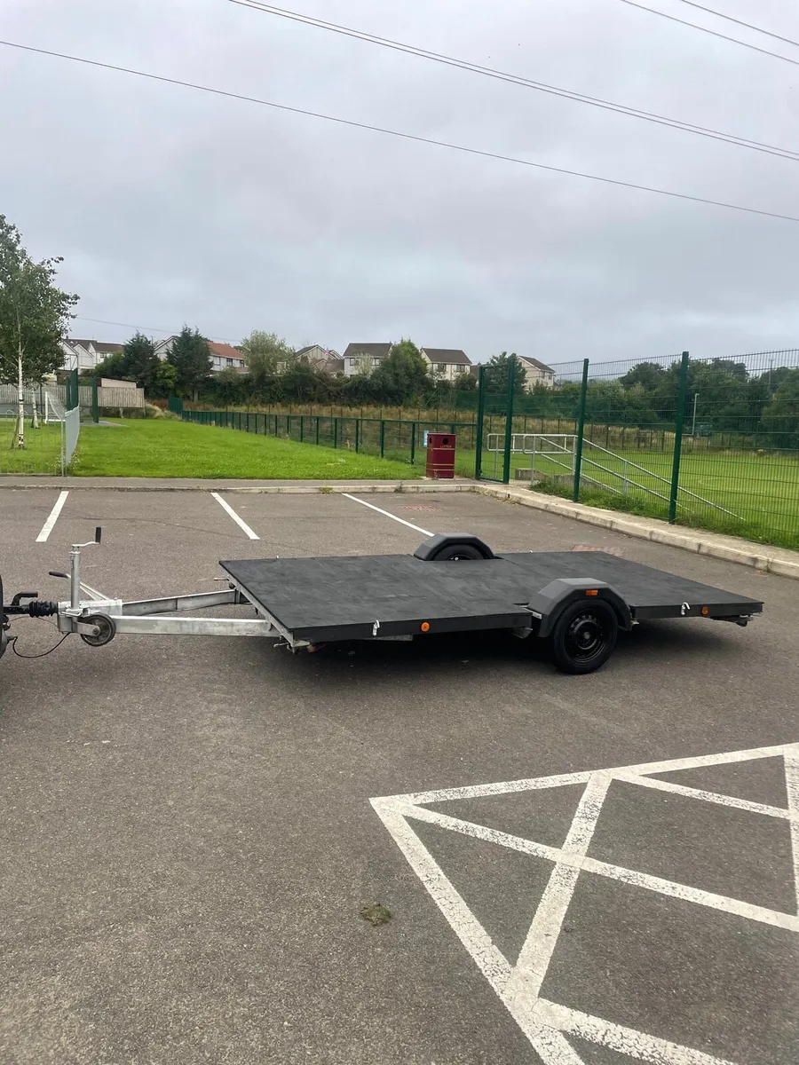 12×6 trailer with brakes & ramps & stands - Image 1