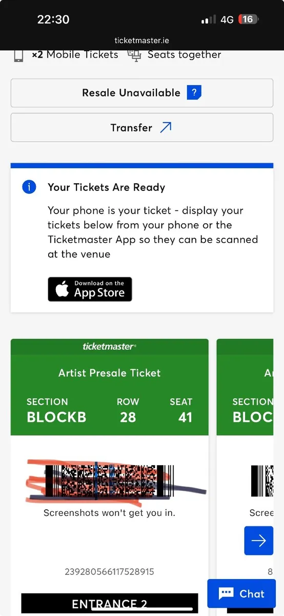 2 kingfishr seated tickets fri 19th dec 3 Arena - Image 1