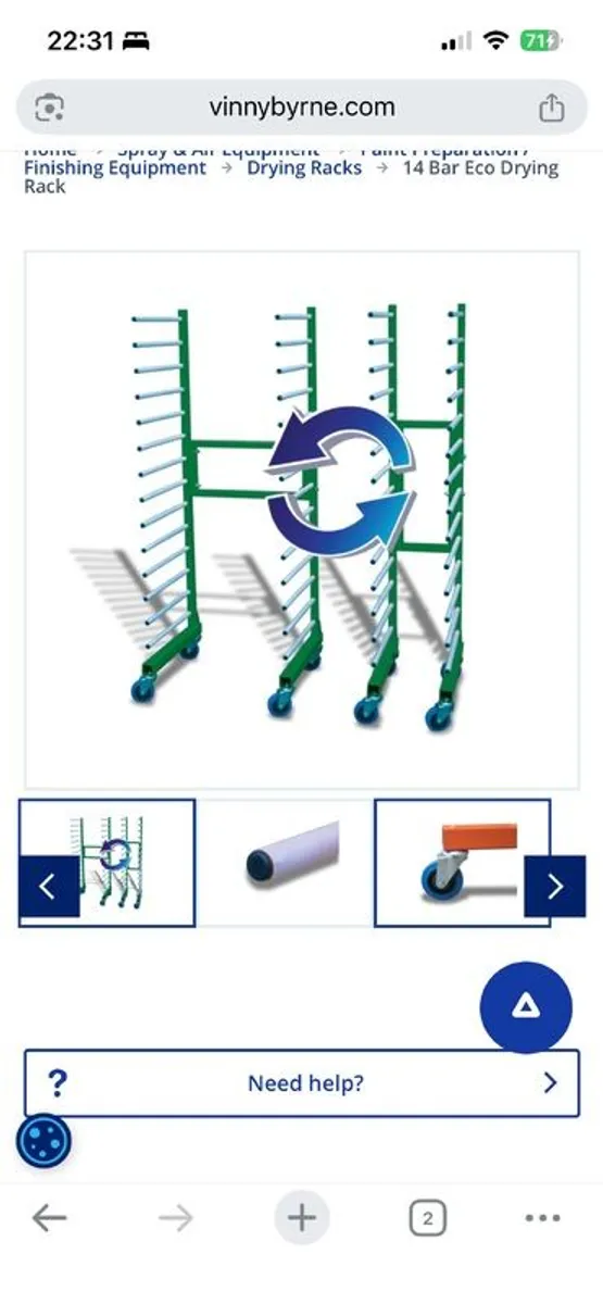 spraying dry racks - Image 2