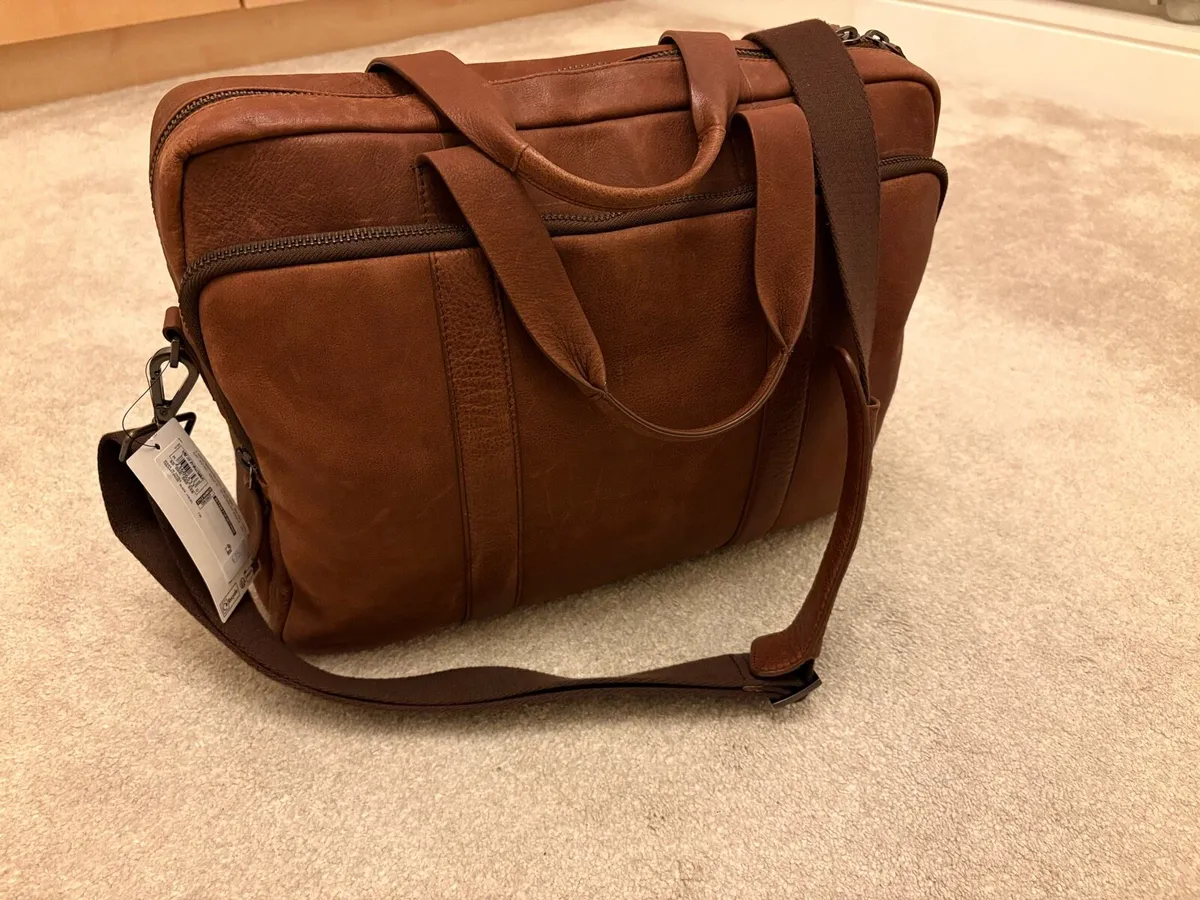 Leather Bag laptop - Image 1