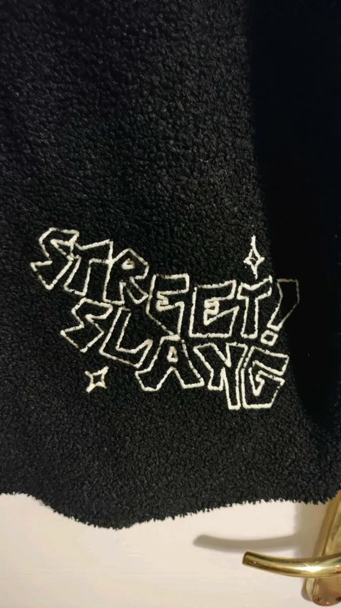 ZARA Street Slang Fleece Jacket – Size L/XL - Image 3