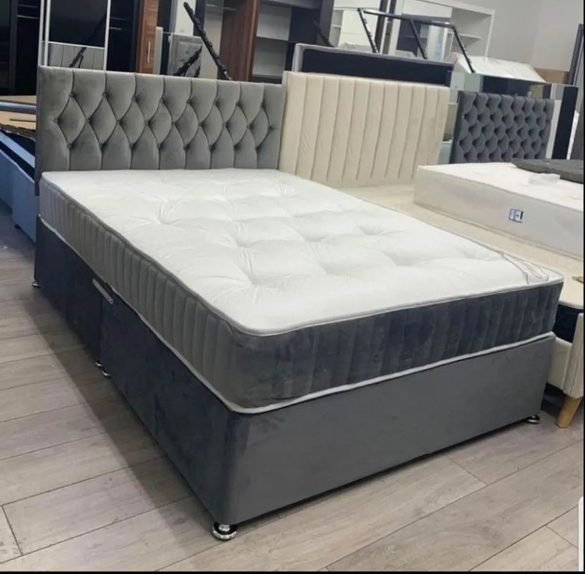 New divan bed and mattress