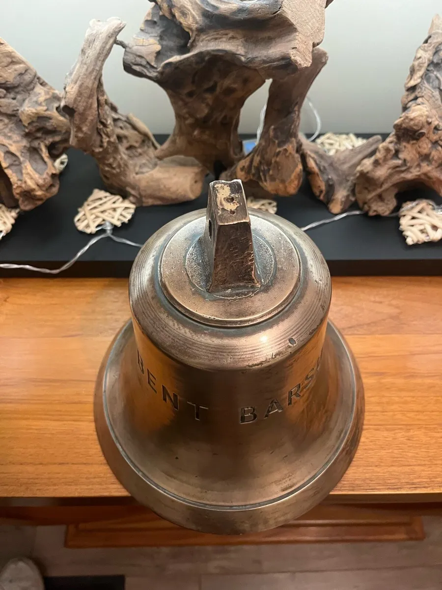 Vintage Genuine Brass Ships Bell - Image 3