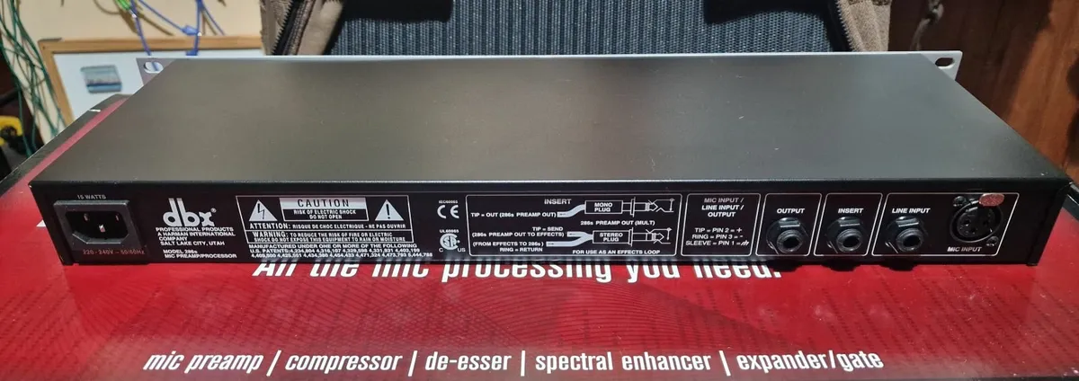 Preamp -Dbx 286s / Channel Strip – Mint - Image 2