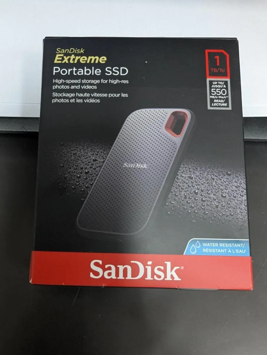 NEW SanDisk Extreme Portable Extenal  SSD 1TB - Image 1