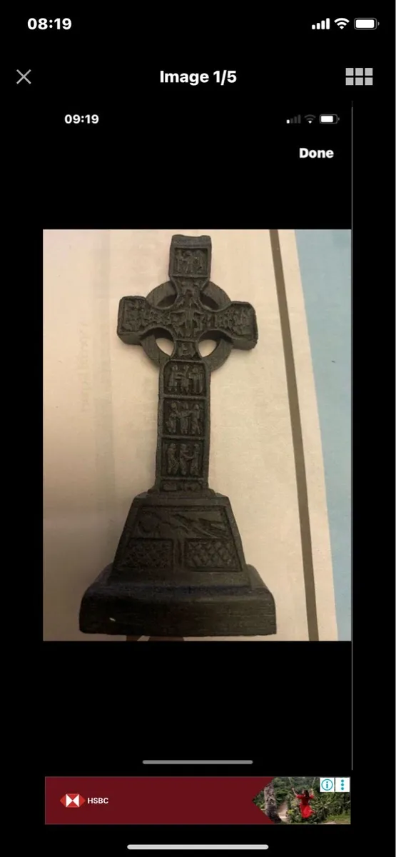 Monasterboice Cross in Turf - Image 1