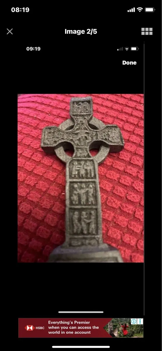 Monasterboice Cross in Turf - Image 2