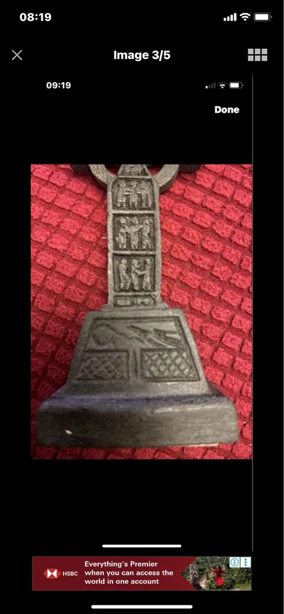 Monasterboice Cross in Turf - Image 3