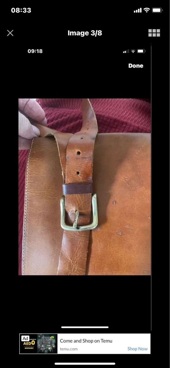 Leather Shoulder Bag - Image 3