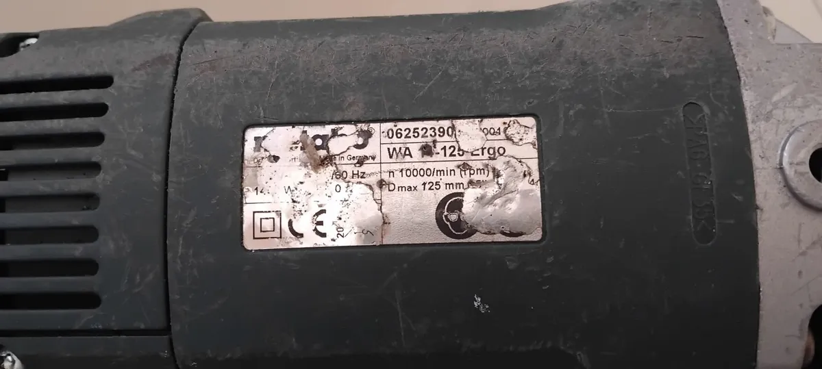 Metabo WA 14-125 Ergo 125mm Grinder 110v - Image 4