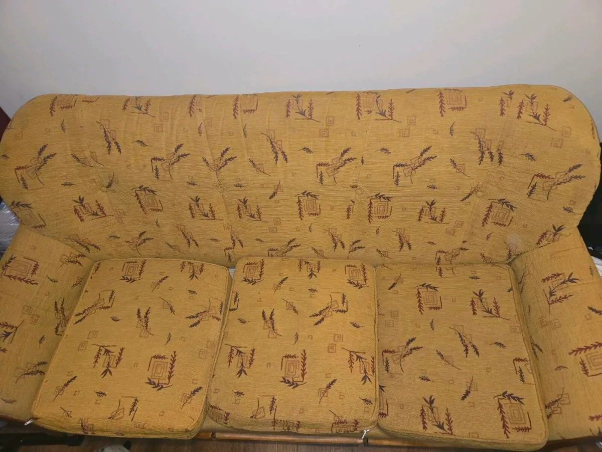 FREE – 2 Armchairs and 1 Sofa (With Covers) - Image 3