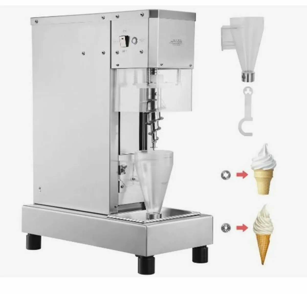 Ice Cream Blender, 750W High-Speed - Image 1