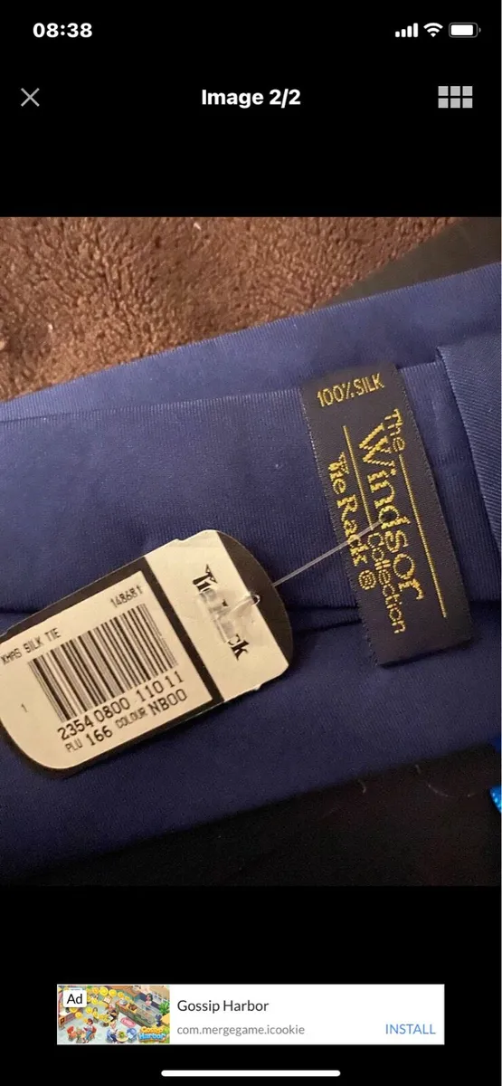 Silk Christmas Tie - Image 2