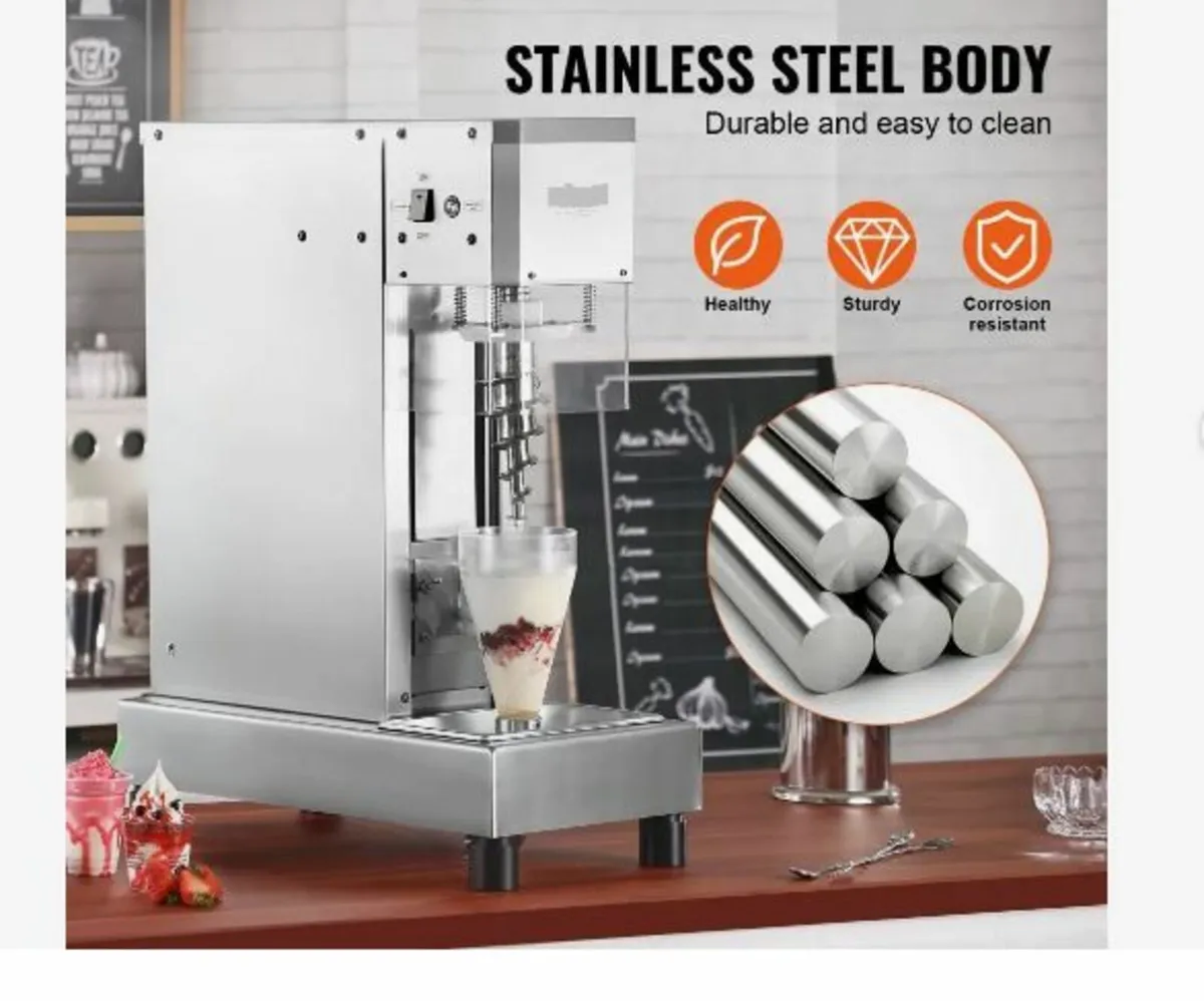 Ice Cream Blender, 750W High-Speed - Image 2