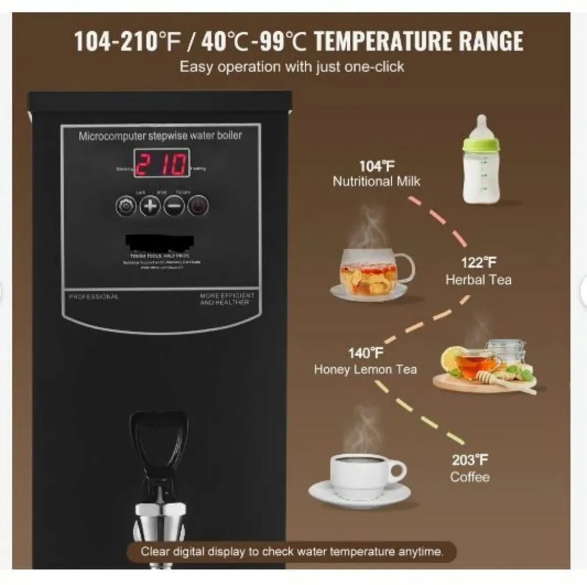 Commercial Water Boiler, Electric Hot Water Dispen - Image 3