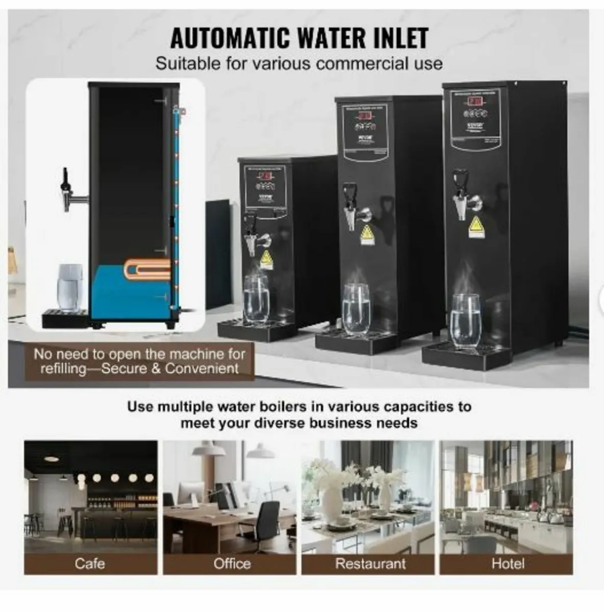 Commercial Water Boiler, Electric Hot Water Dispen - Image 4