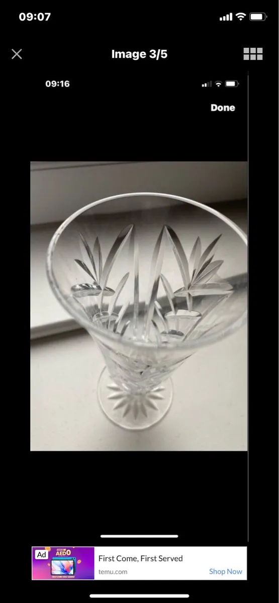Vintage Waterford Crystal Vase - Image 3