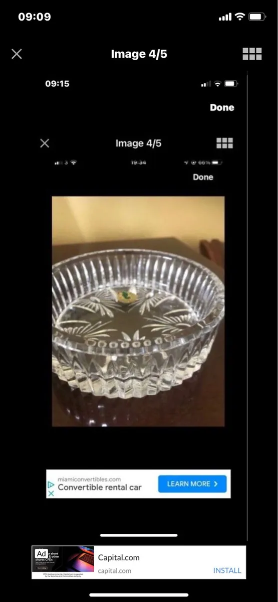 Waterford Crystal Millennium Wine Bottle Coaster - Image 4