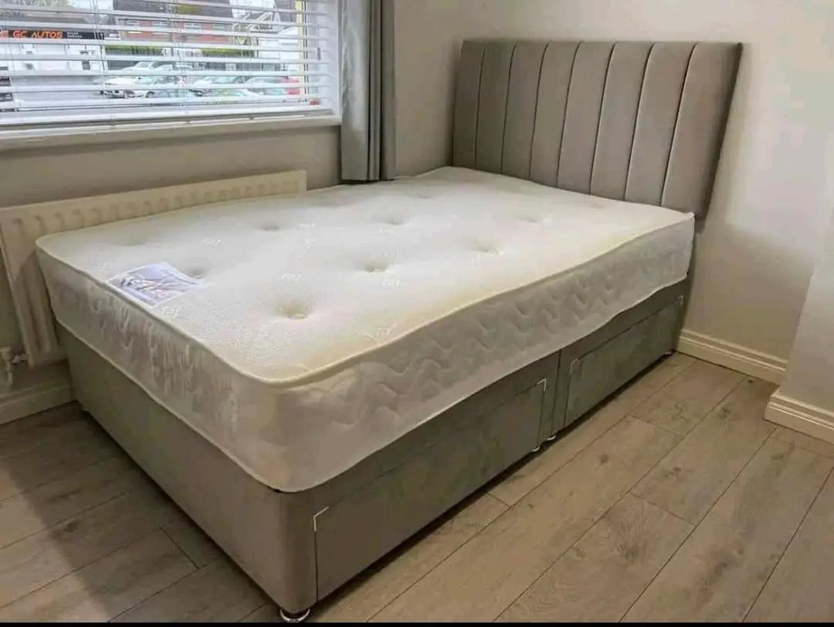 Brand new split divan base beds - Image 4