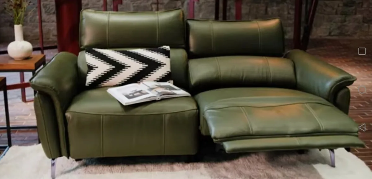 *CLEARANCE* Demo Leather Powered Recliner Armchair - Image 3