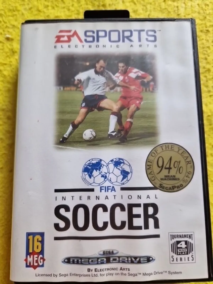 Fifa International Soccer Sega Mega Drive Arcade Retro Games Original - Image 2