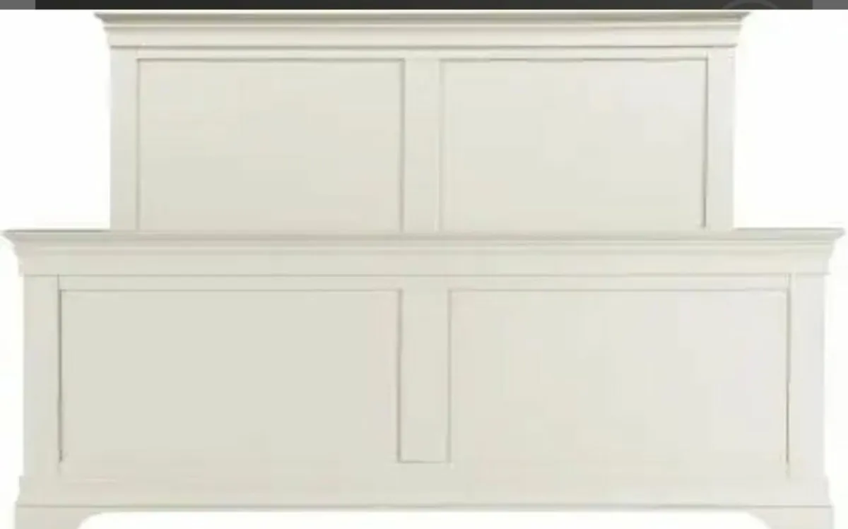 Bordeaux 5′ Bed High Foot End / Ivory, free 🚚 - Image 3