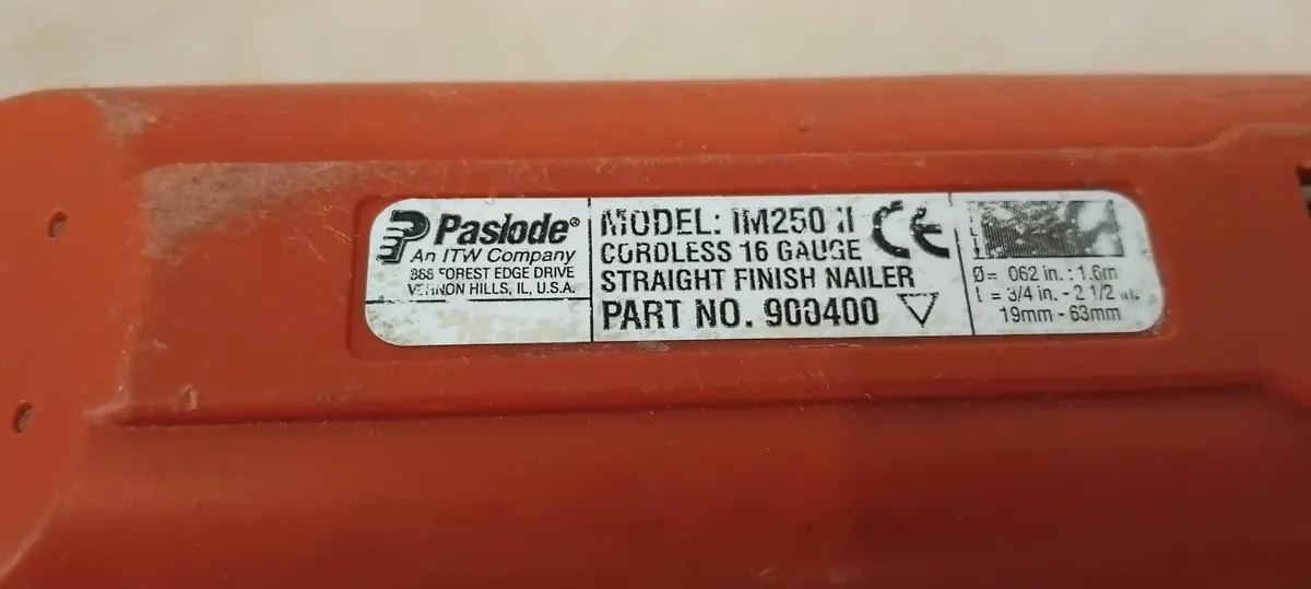 Paslode IM 250 II 2nd Fix "Fully Serviced" - Image 4