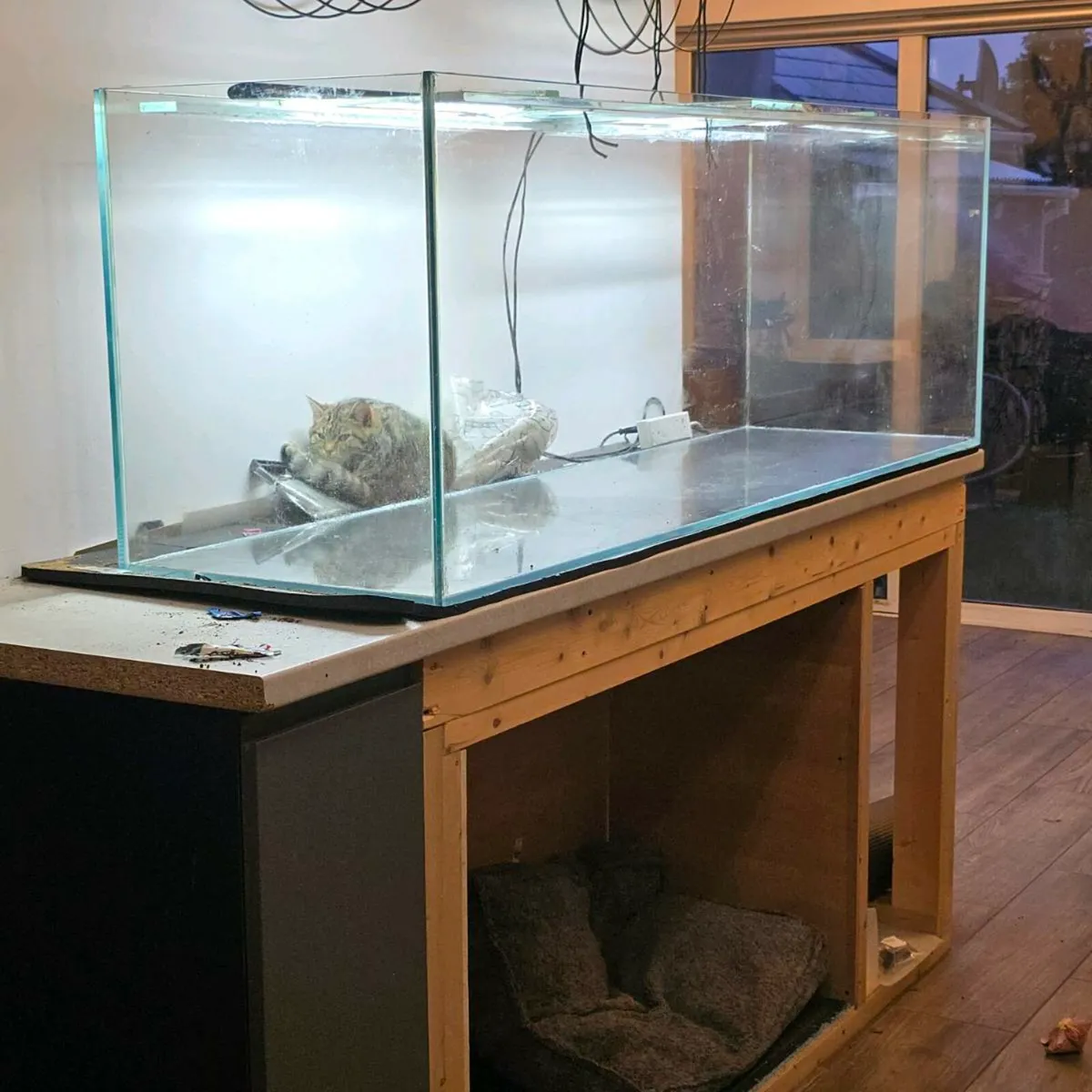 Opti white 180x50x60 cm fish tank - Image 1