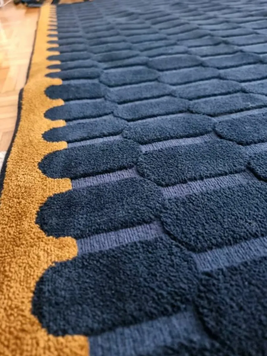 Large Blue IKEA Rug. - Image 1