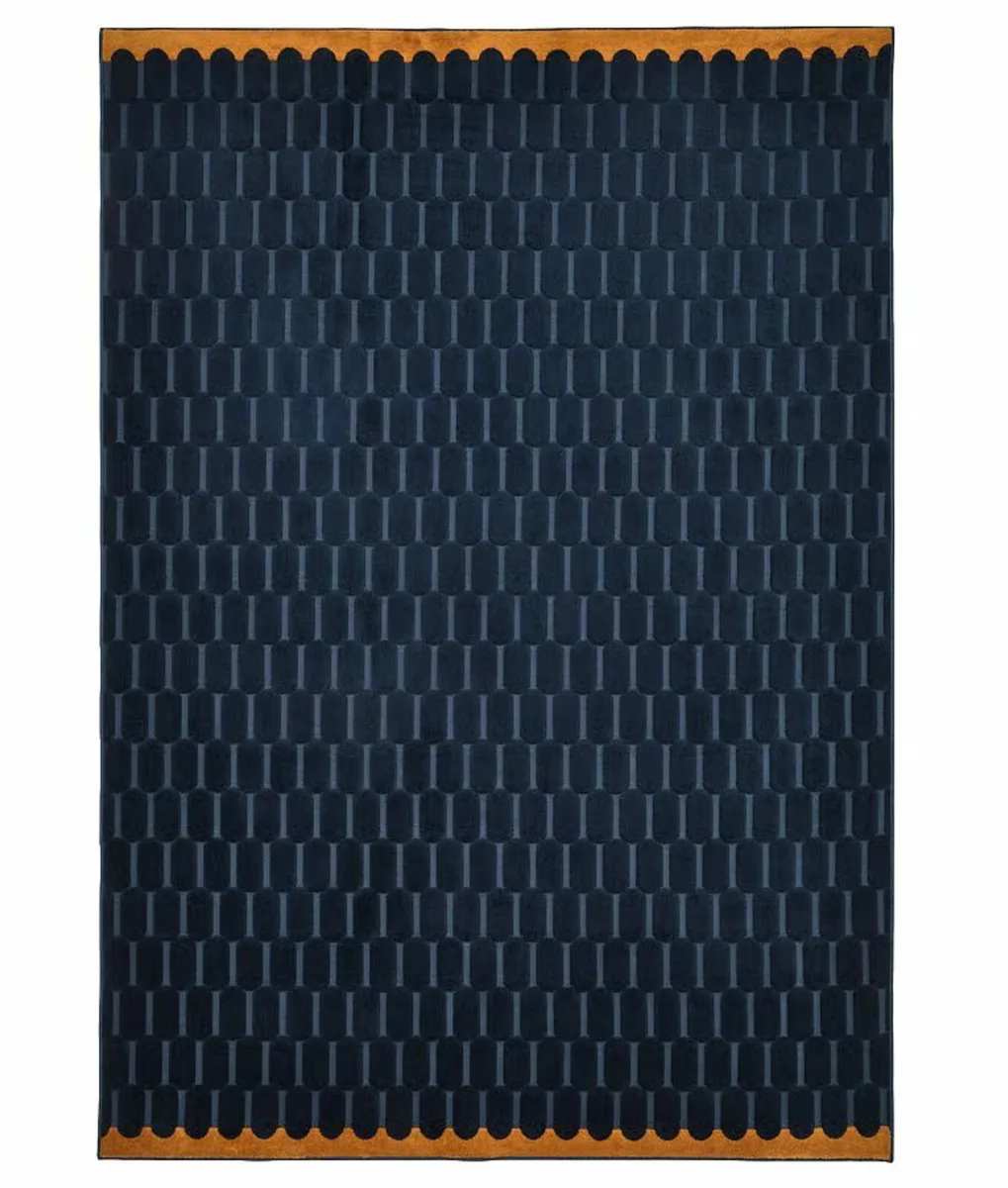 Large Blue IKEA Rug. - Image 4