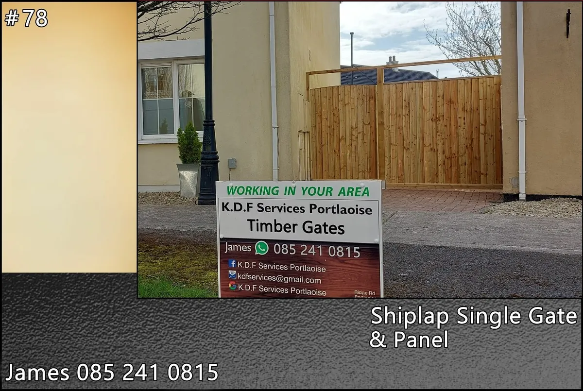 Timber Gates Free Installation - Image 1