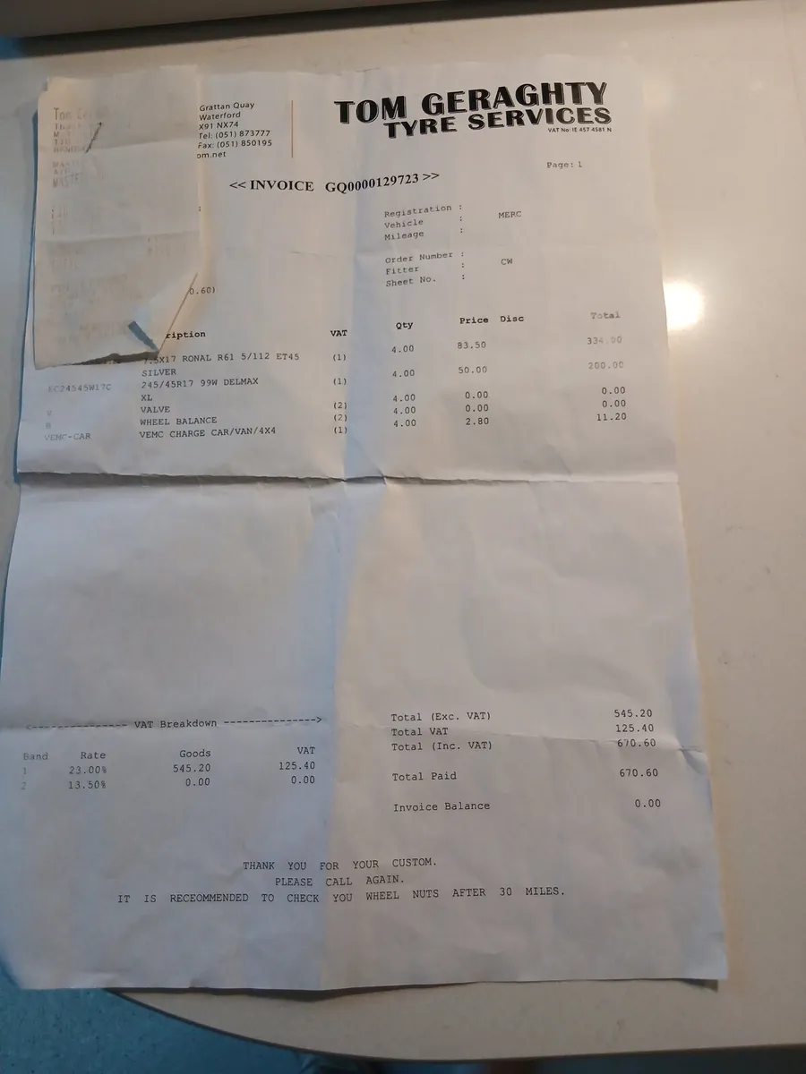 Mercedes 17-inch Alloys - Image 2