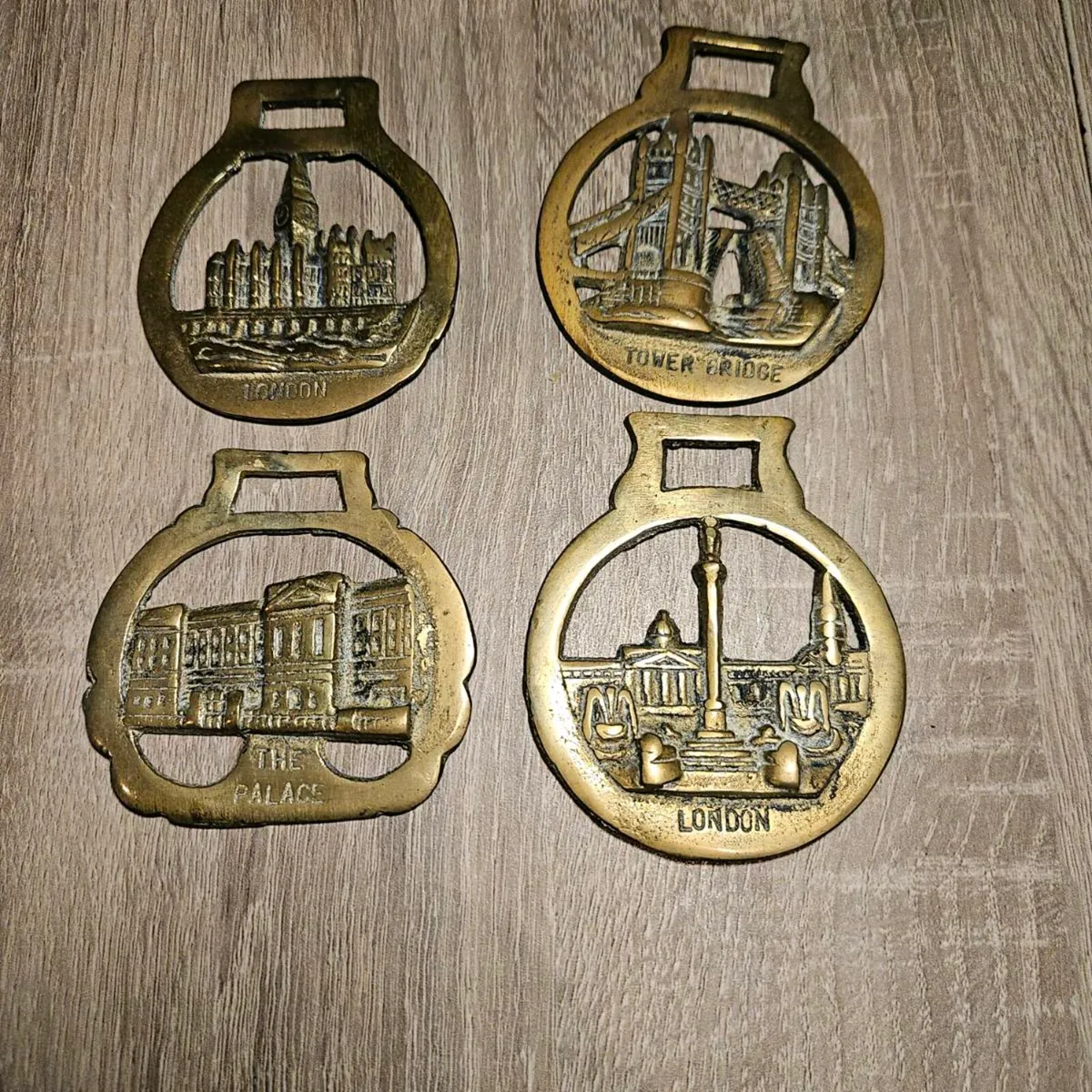4 horse brasses - Image 1
