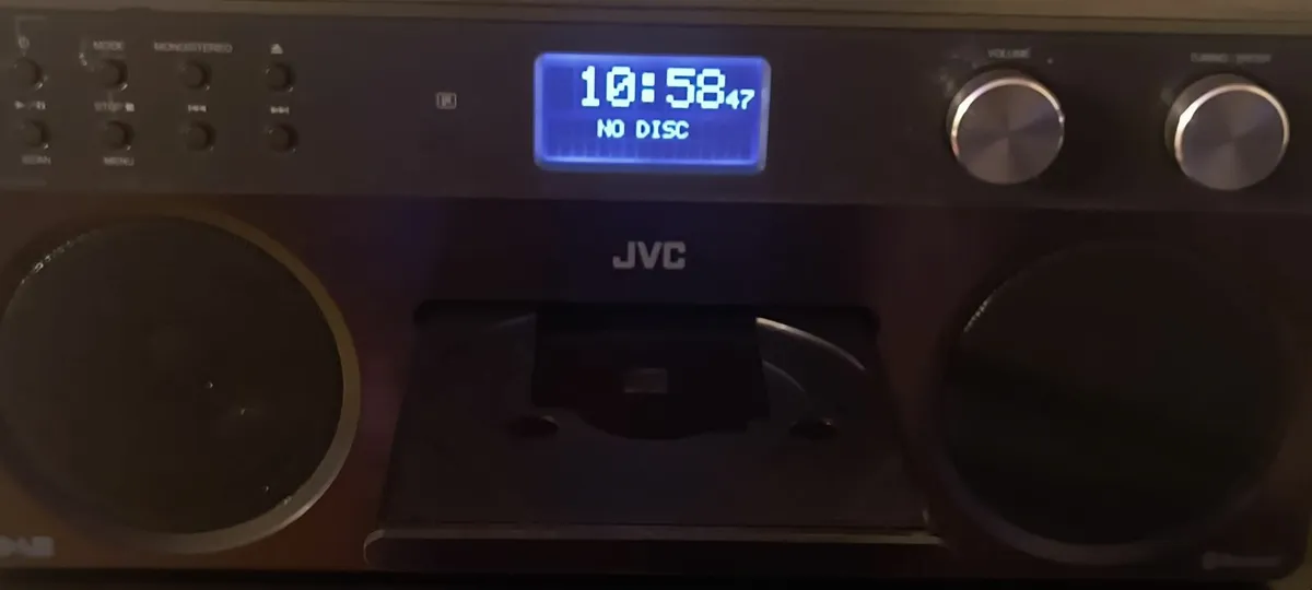 JVC  Hi-Fi DAB/FM Radio CD Bluetooth - Image 2