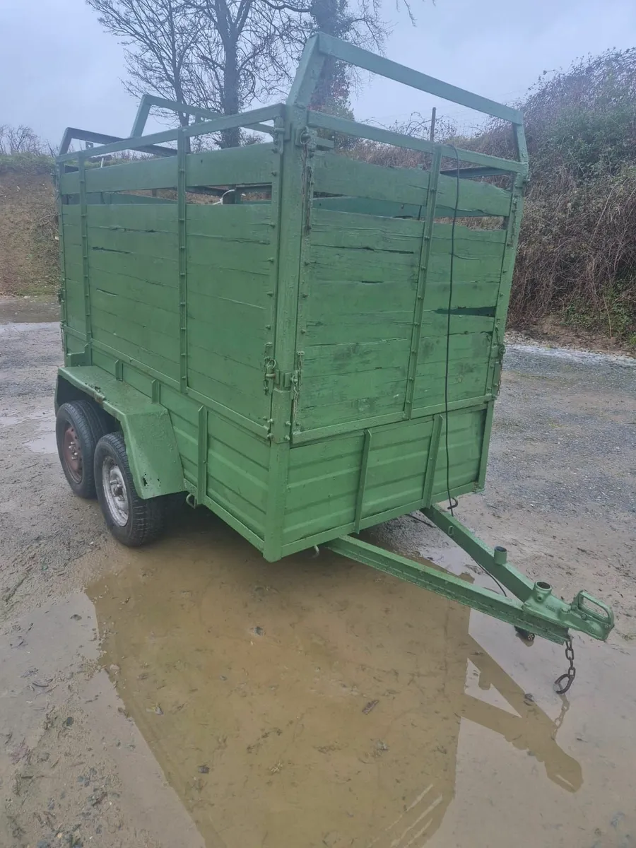 8 x 4  trailer with high sides - Image 1