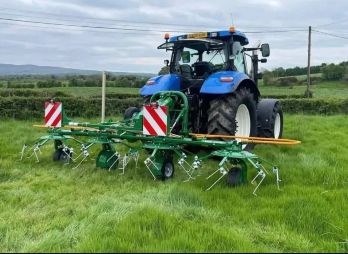 MALONE TEDD-AIR 570 4 ROTOR TEDDER NEW - Image 2