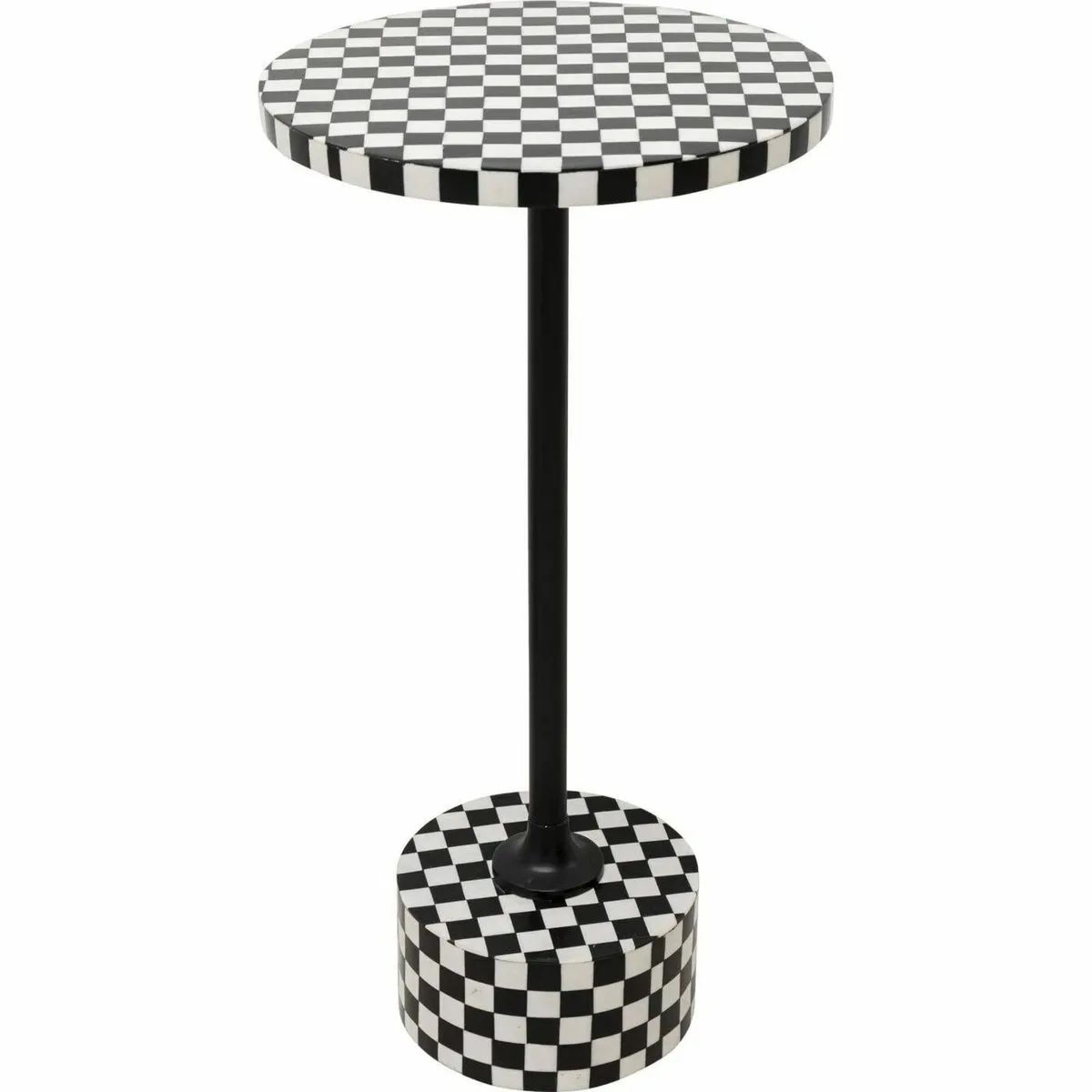 Design Side Table Domero Chess Black/White - Image 1