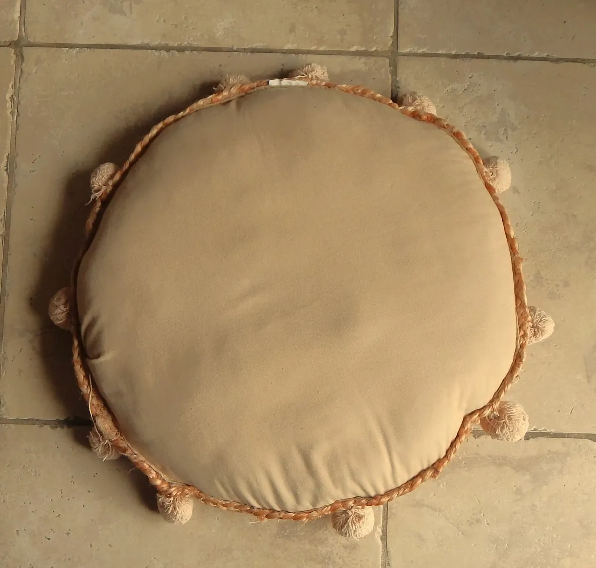 Pair of Large Woven Cushions - Image 2