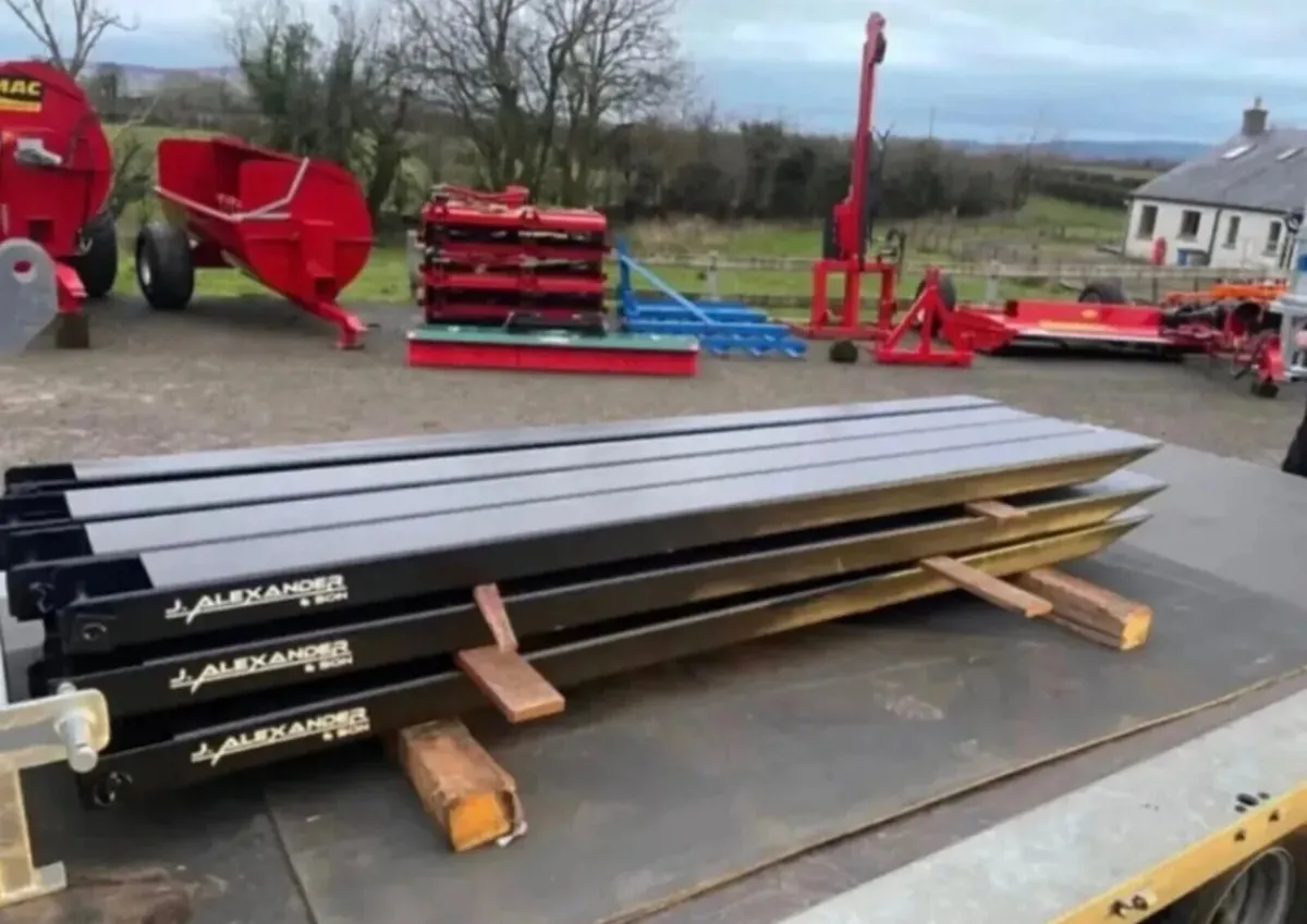 PALLET FORK EXTENSIONS 8FT NEW - Image 2